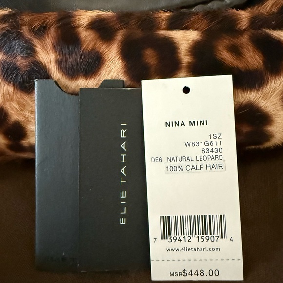 Elie Tahari Nina Mini Leopard Bag - Picture 2 of 5